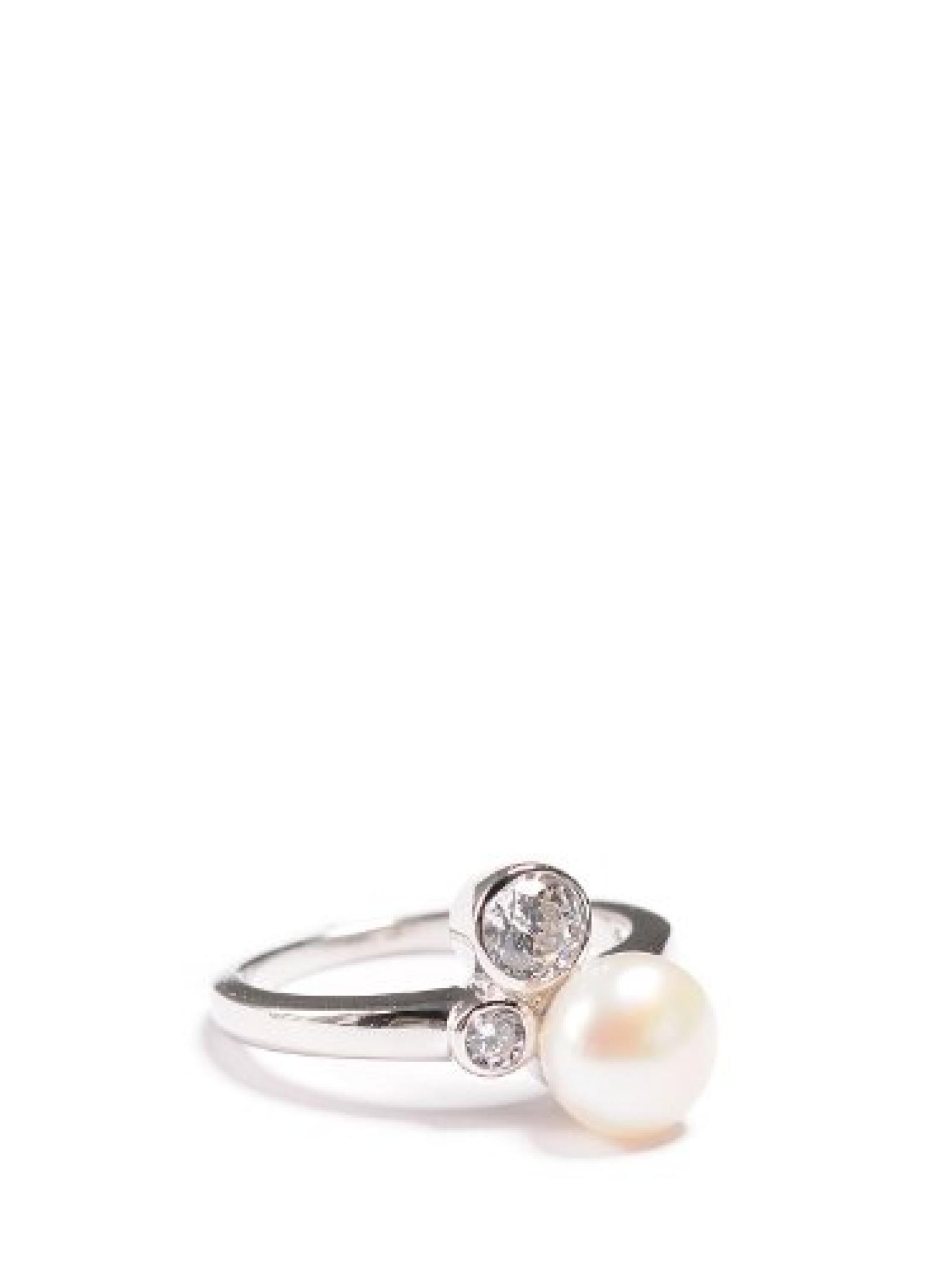 Valero Pearls Ring silber, 18,5 