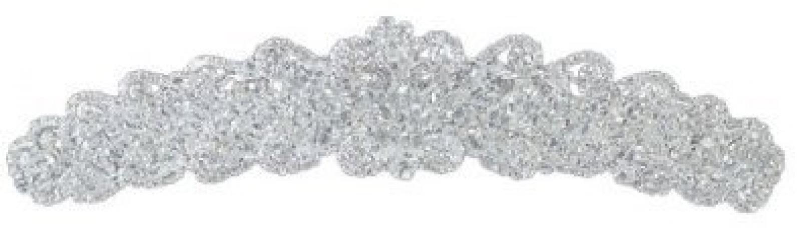 Silber Funkelnd Vintage Jahrgang Braut Kristall Strass Stirnband Hochzeit Abschlussball Tiara Diadem (15cm x 3cm) mit PreciousBags Schutz-Staubbeutel 