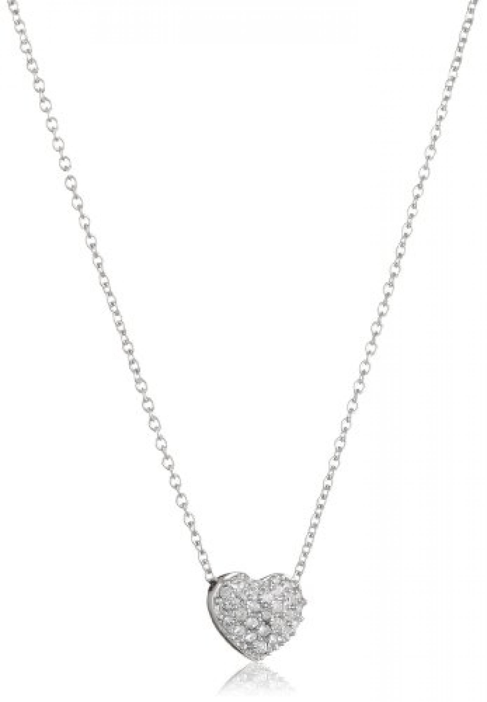 Swarovski Damen-Kette mit Anhänger Heart 40 cm 1809006 