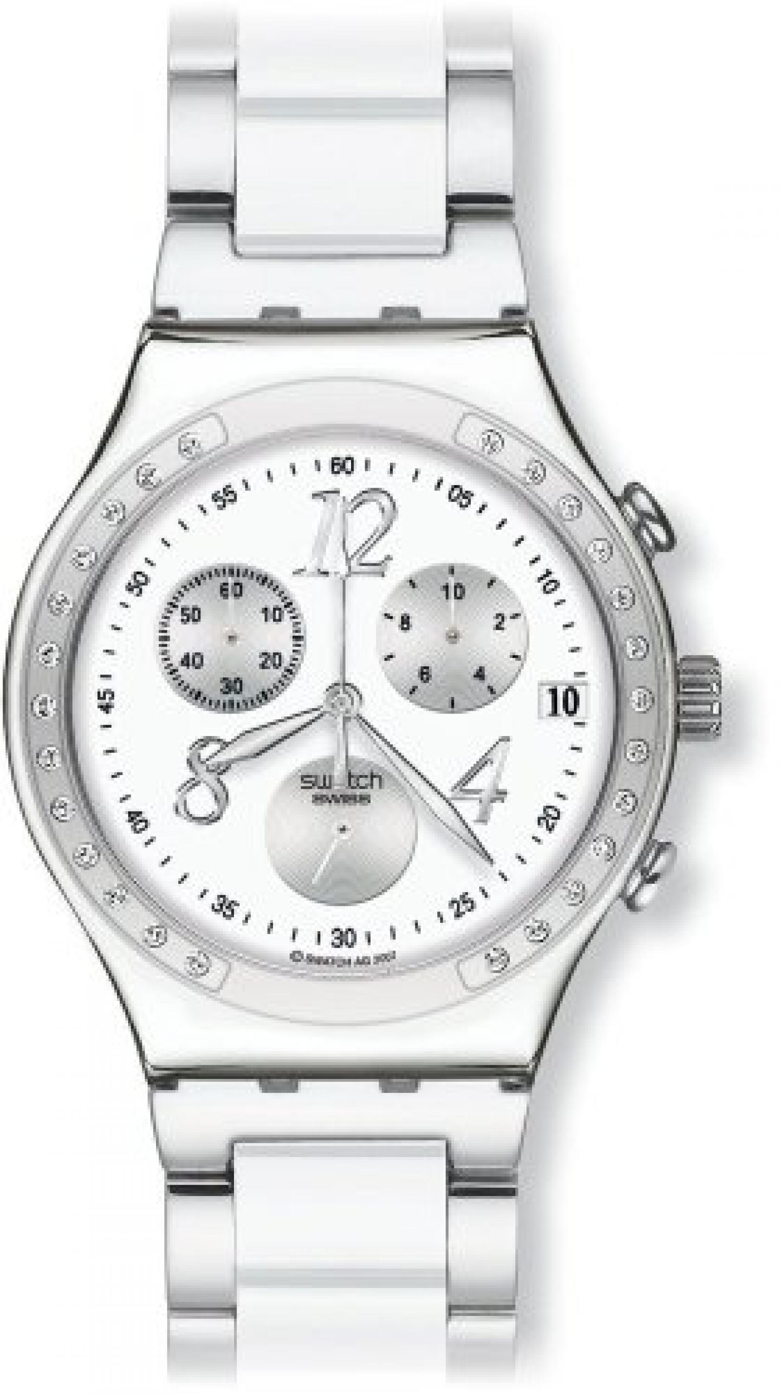 Swatch Damen-Armbanduhr Core Collection Dreamwhite YCS511G 
