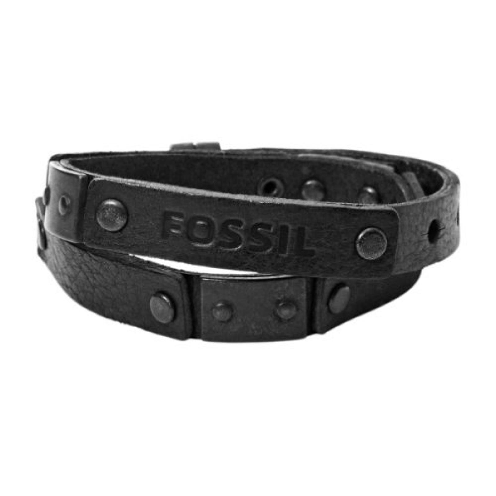 Fossil Jewelry Herren-Armband Edelstahl schwarz JA5920716 