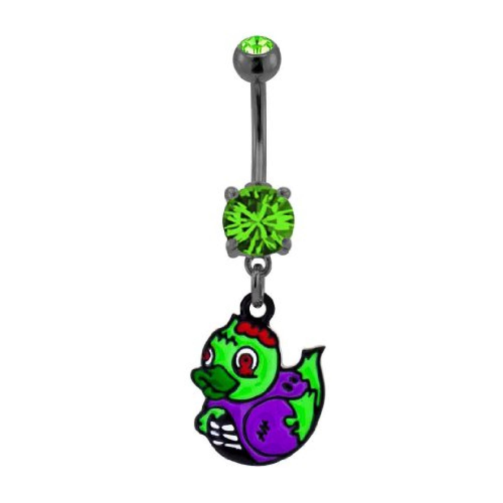 Metal Mafia Bauchnabelpiercing ZOMBIE DUCK 