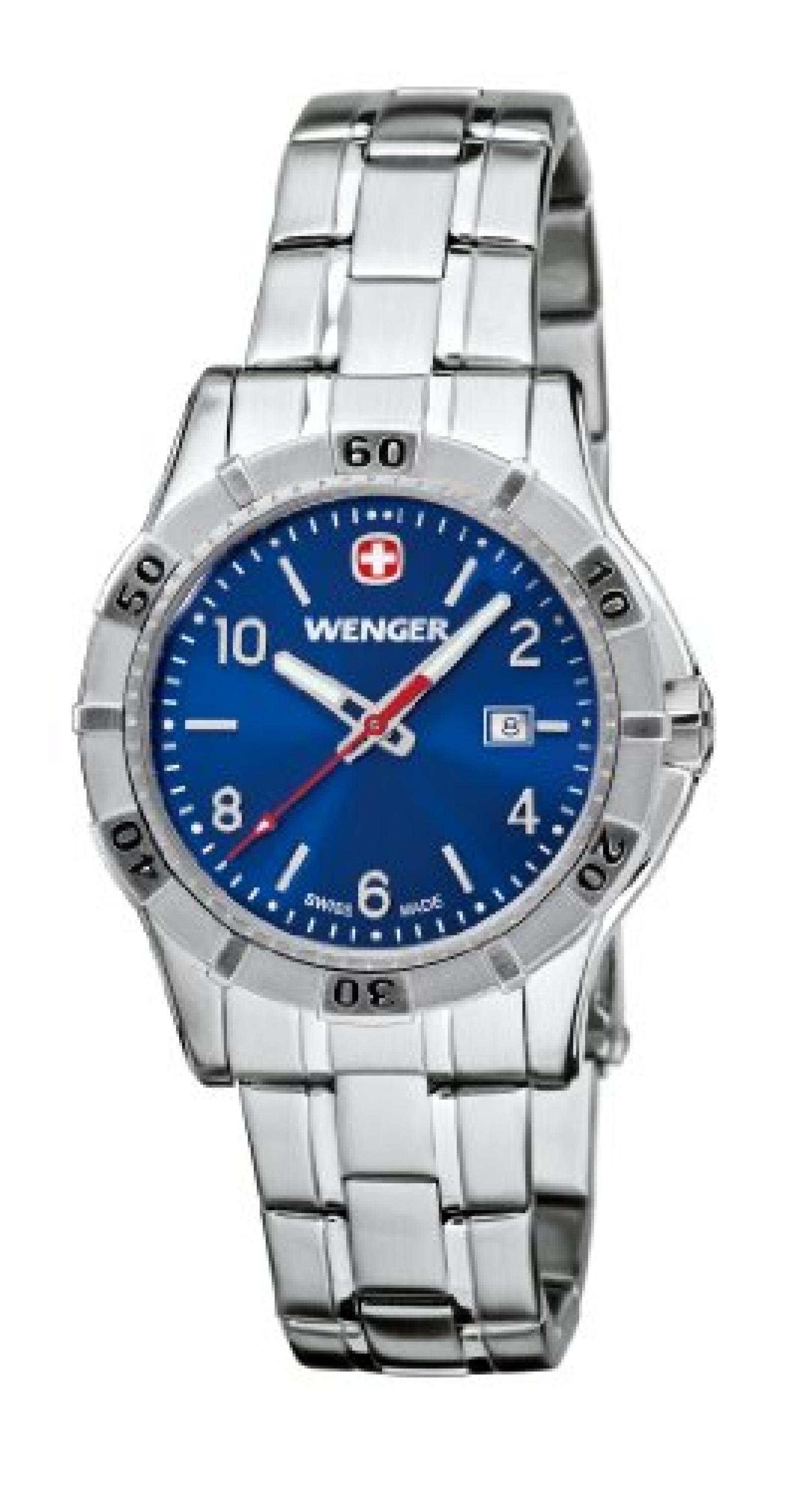 Wenger Damen-Armbanduhr XS Platoon Analog Quarz Edelstahl 01.9211.104 