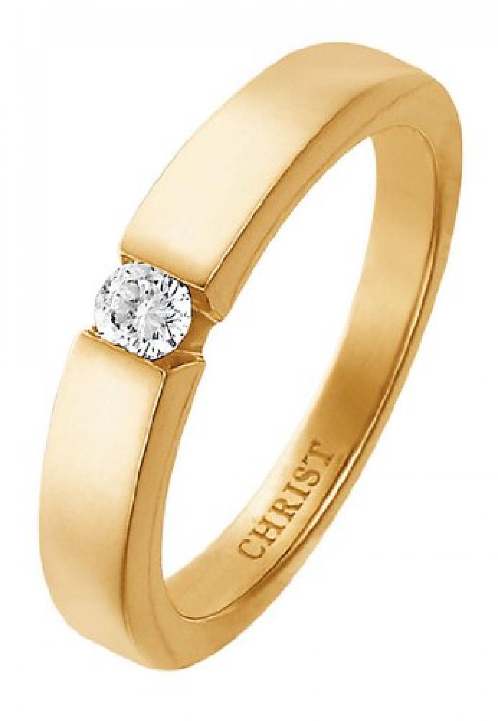 Christ Diamonds Damen Ring Er Wei Gold Brillanten Ca Ct