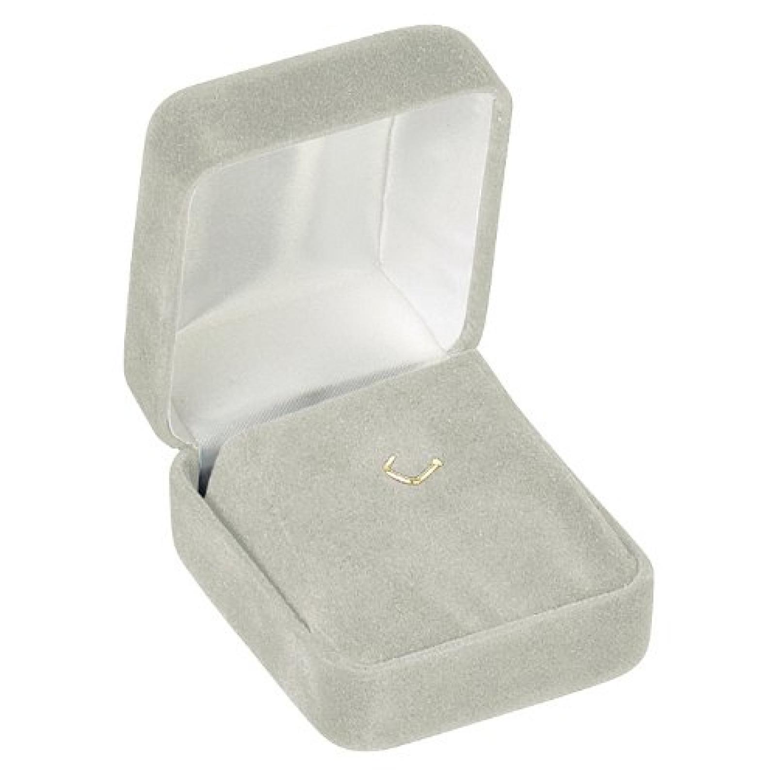 CHARM BOX WITH HOOK - LT. GREY-CHARM-W-HOOK-W-SLEEVE 