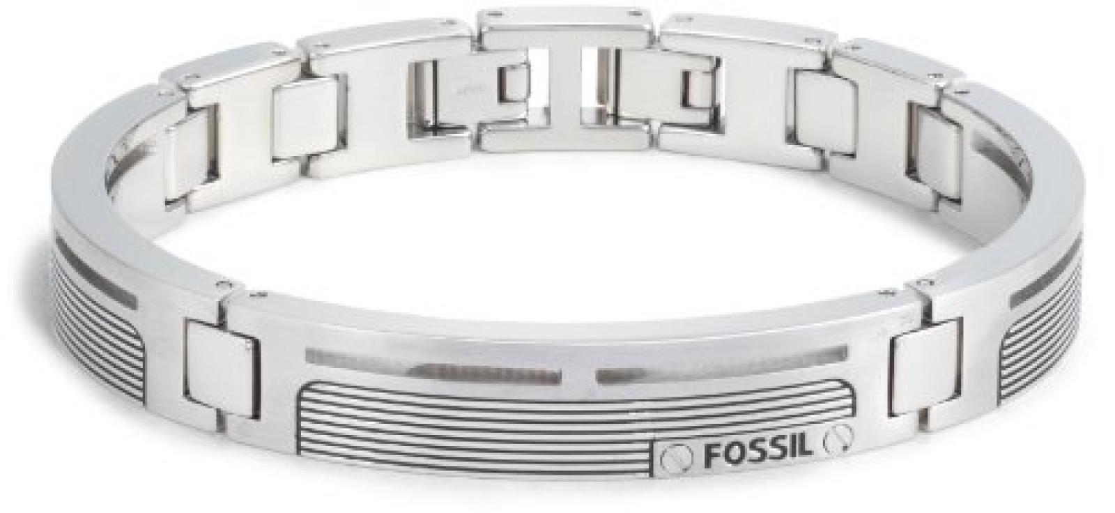 FOSSIL Herren Armband Edelstahl 18,5 cm + 1,5 cm Verlängerung, JF84476040 