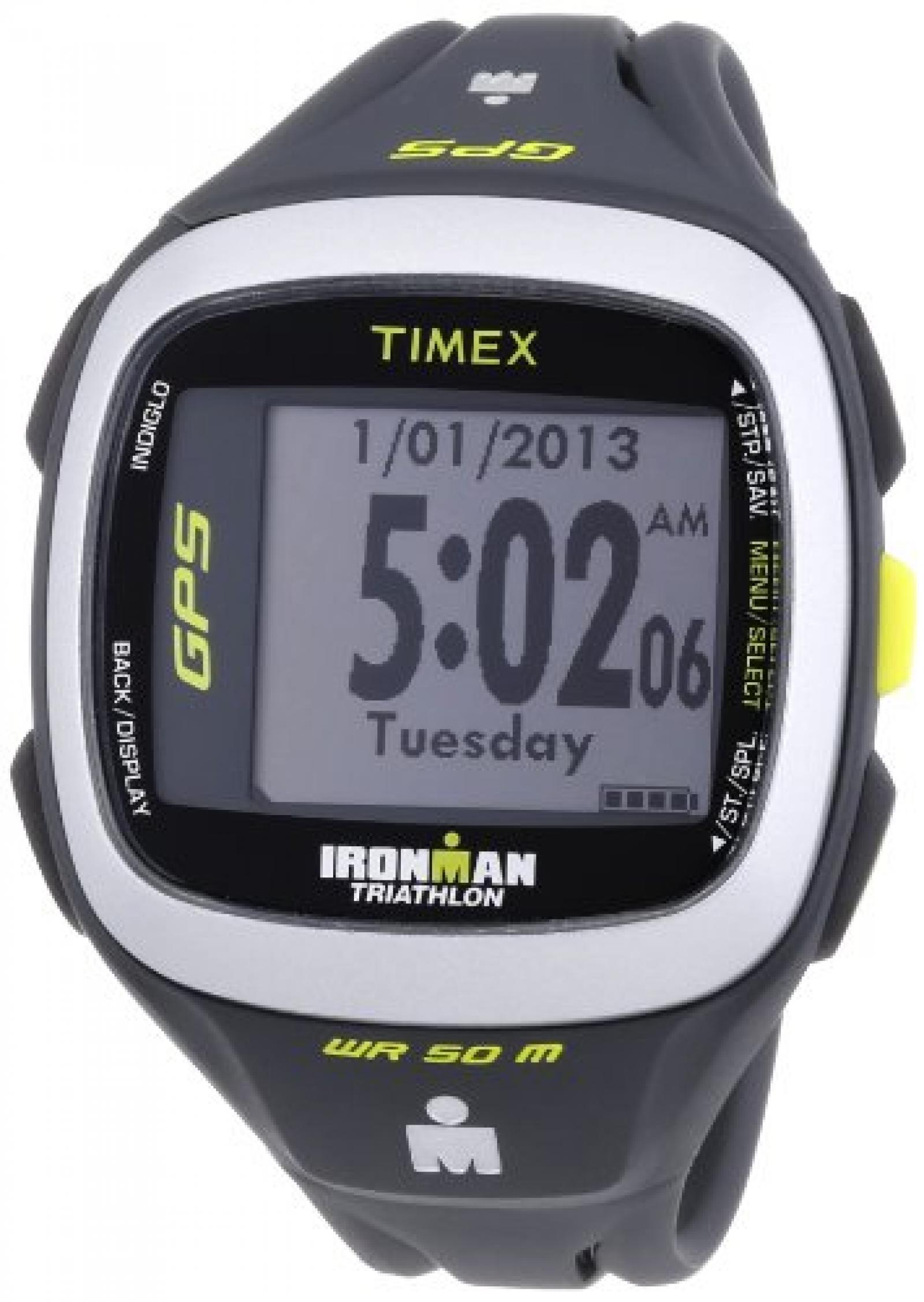 Timex Unisex-Armbanduhr Timex Ironman Run Trainer 2.0 GPS Digital Quarz Plastik T5K745 