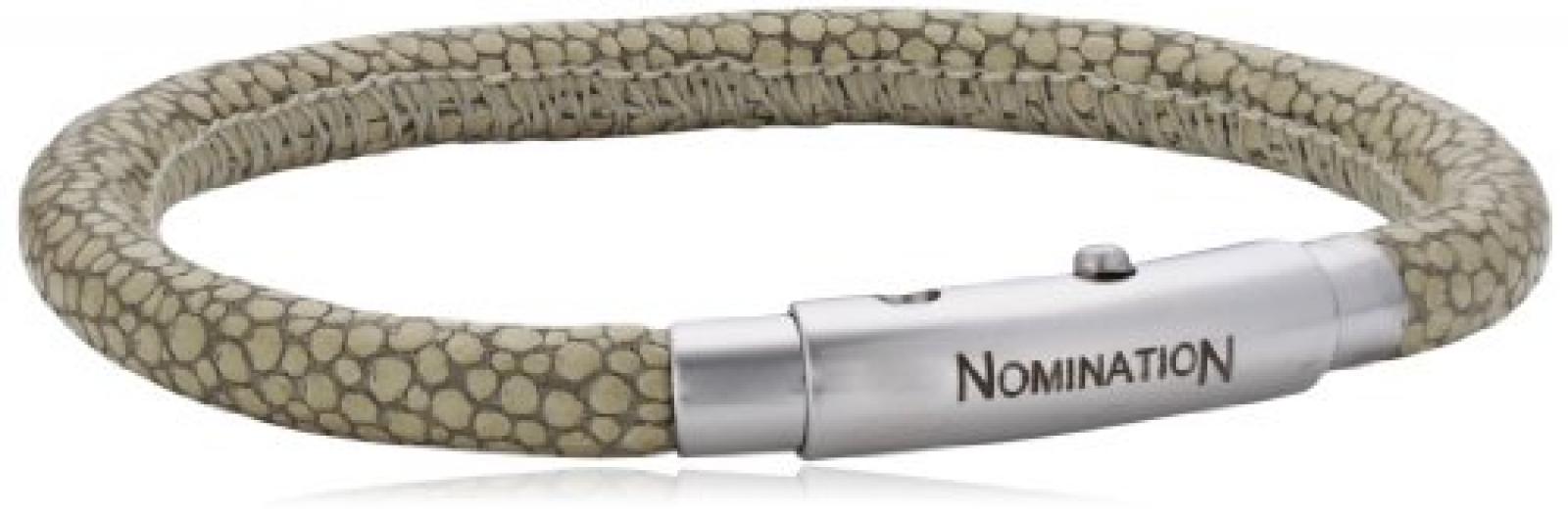 Nomination Damen Armband Edelstahl Leder Safari 025711/008 