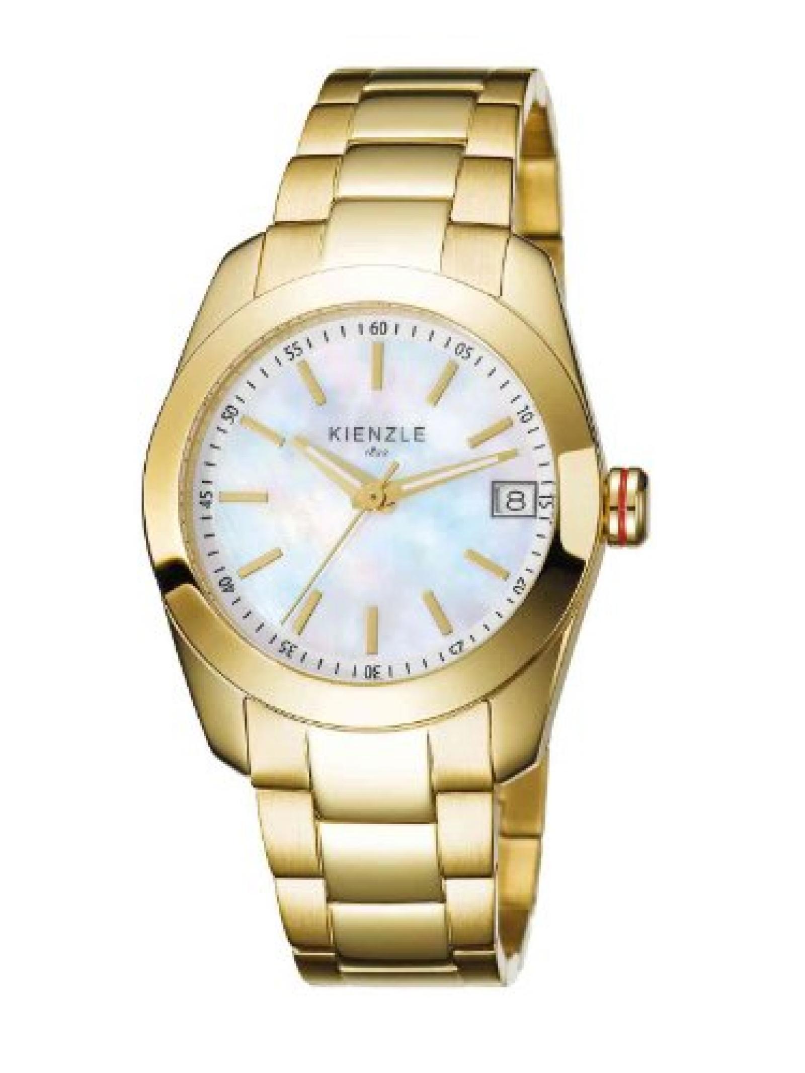 Kienzle Damen-Armbanduhr XS Analog Edelstahl beschichtet K3012024082 