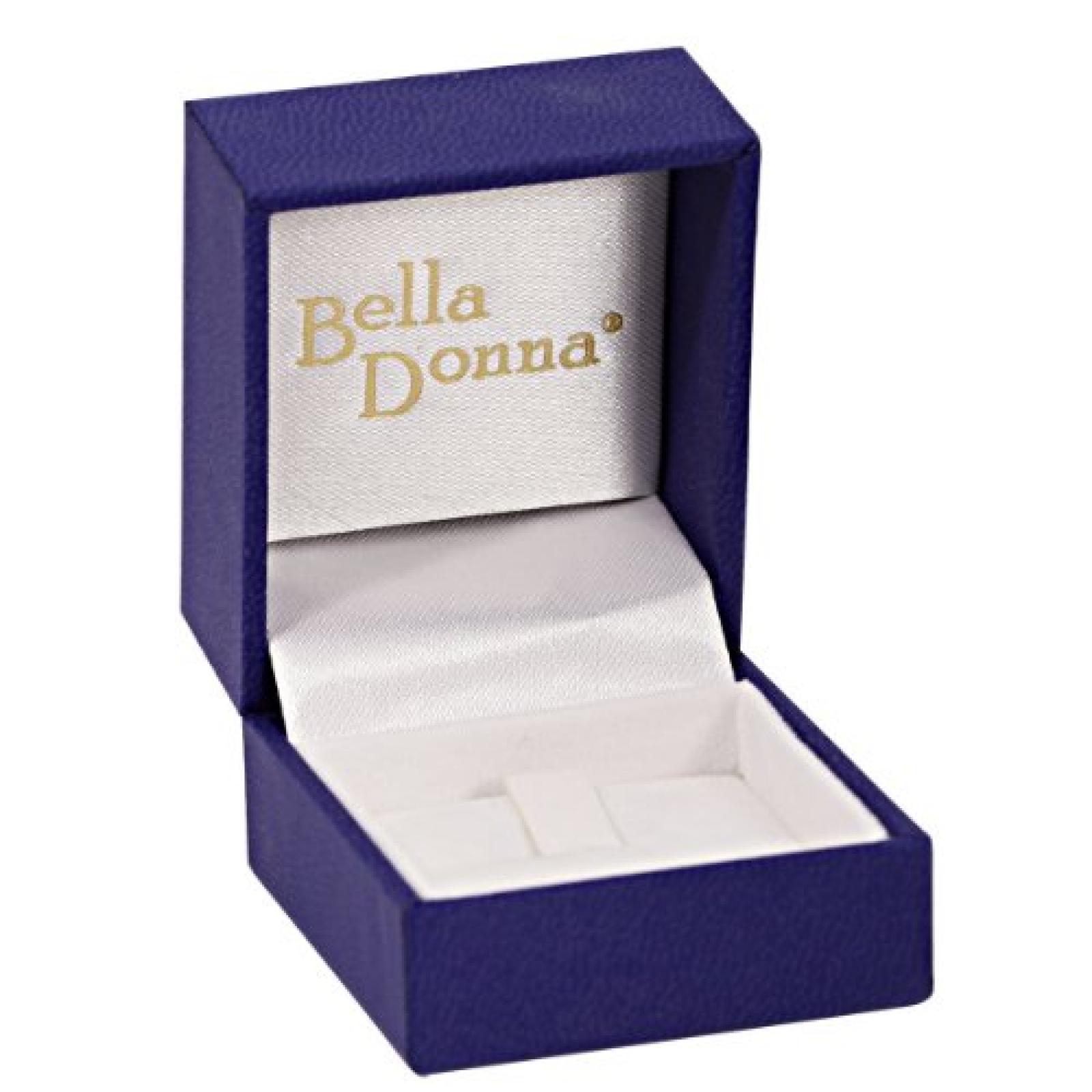 Bella Donna Damen-Ring 14 Karat Gelbgold 2 Diamanten 1 Rubin 