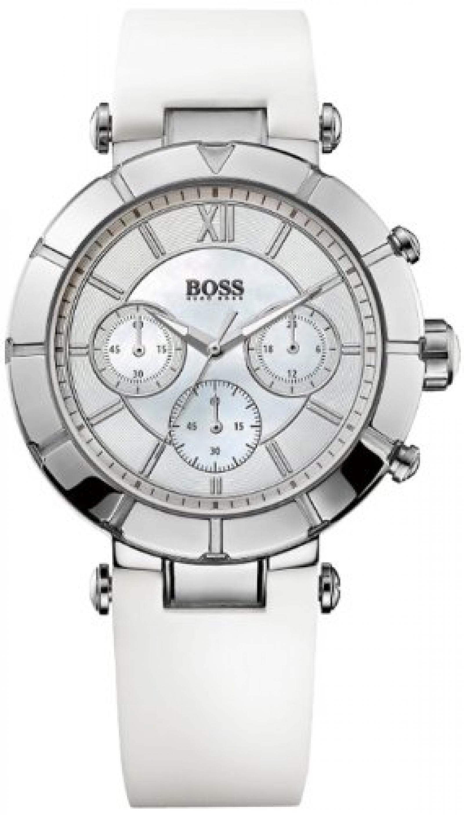Hugo Boss Damen-Armbanduhr Chronograph Quarz Silikon 1502314 