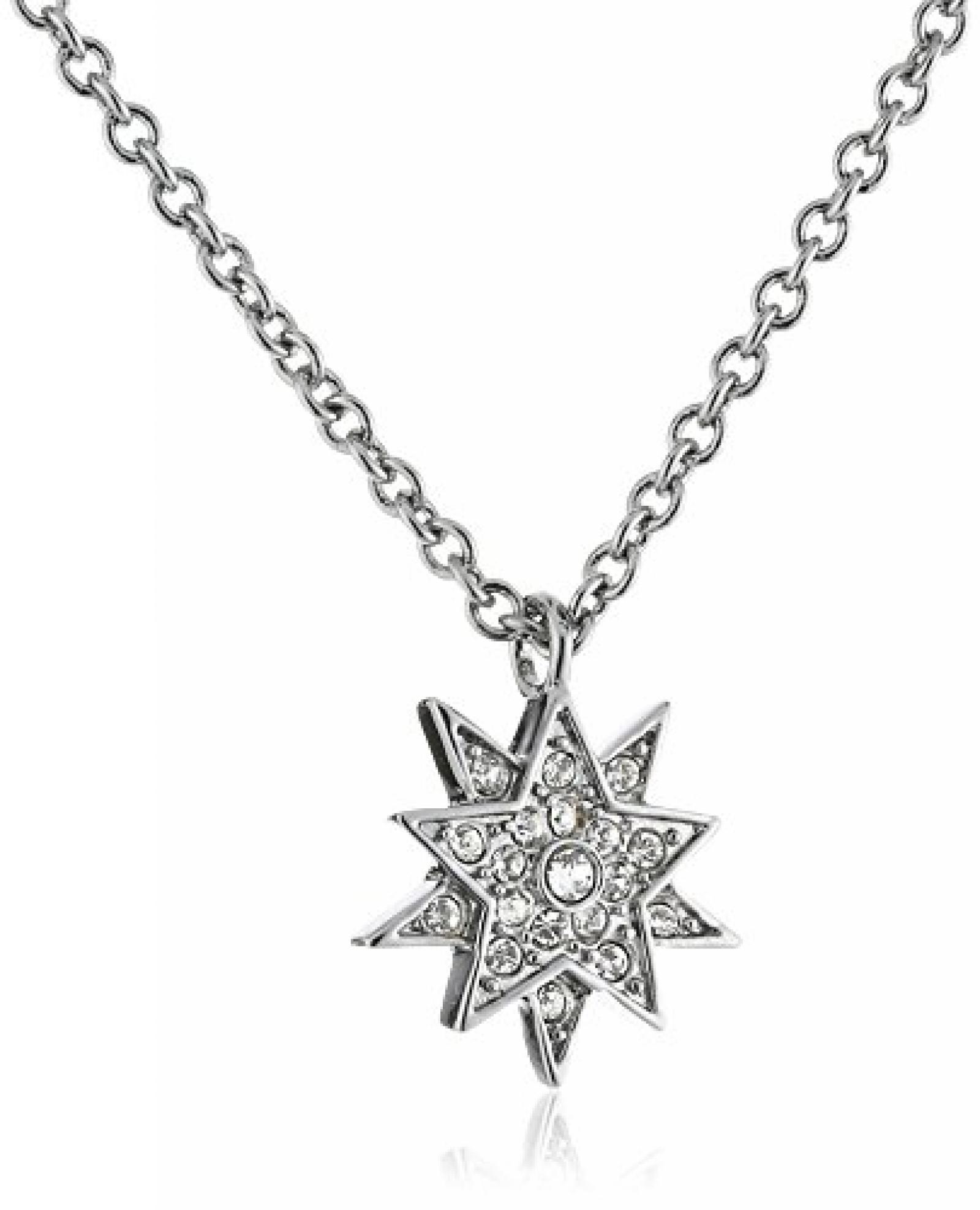 Dyrberg/Kern Damen Halskette Versilbertes Metall Kristall Swarovski 336175 