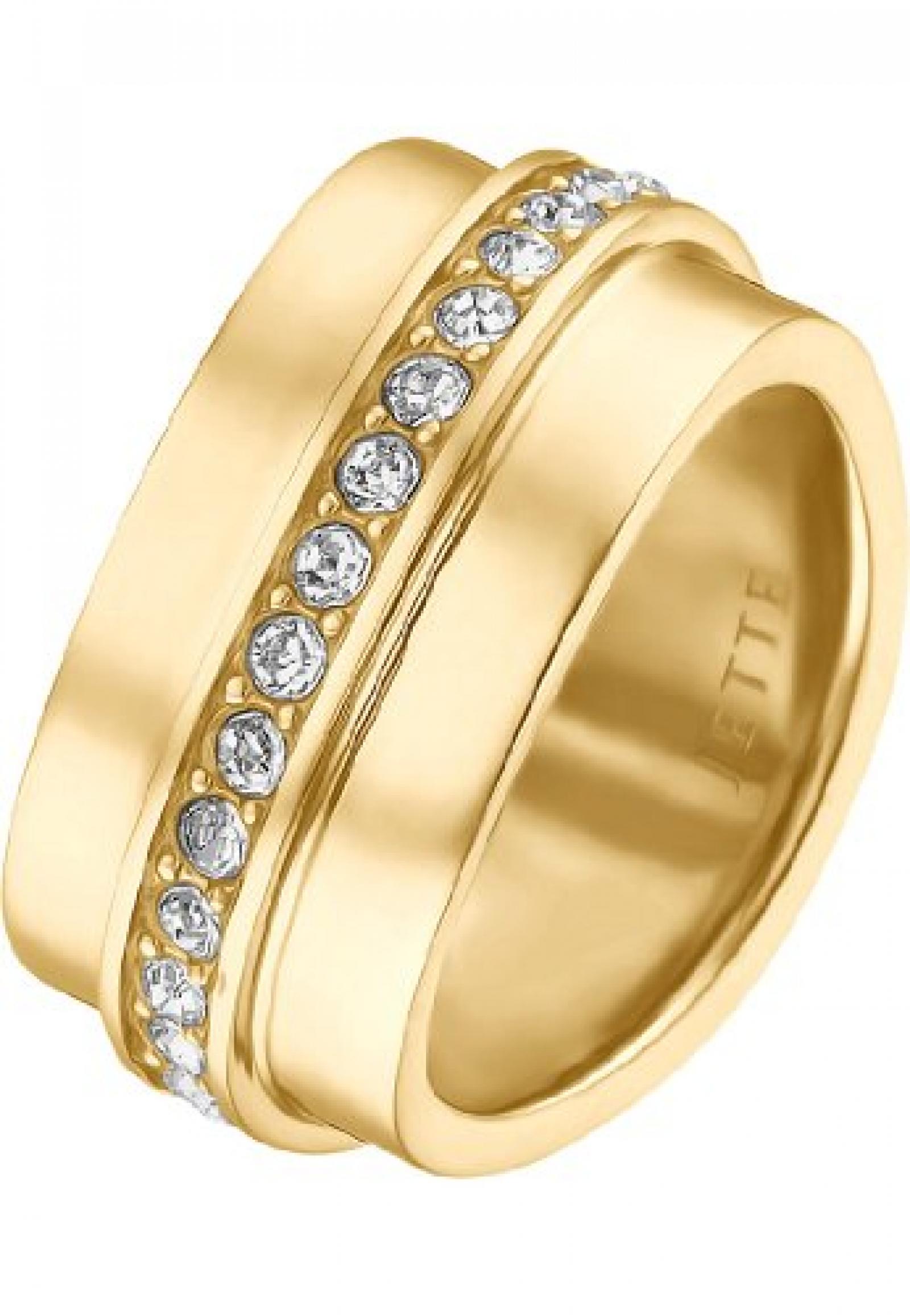 JETTE Magic Passion Damen-Ring Metall 30 Kristall (gold) 