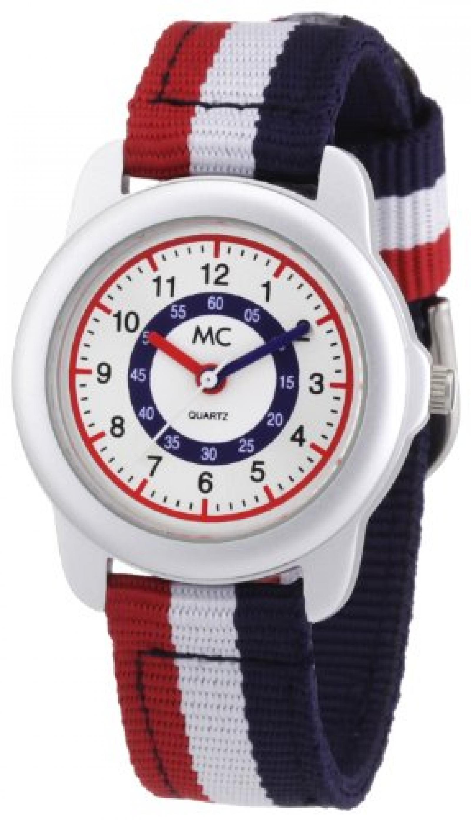 MC Timetrend Unisex-Armbanduhr Lernuhr Quarz Textil 50437 