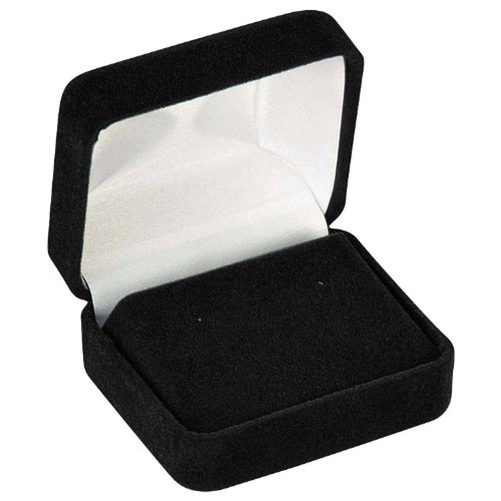 DOUBLE EARRING BOX - BLACK-DOUBLE EARRING-W-SLEEVE 