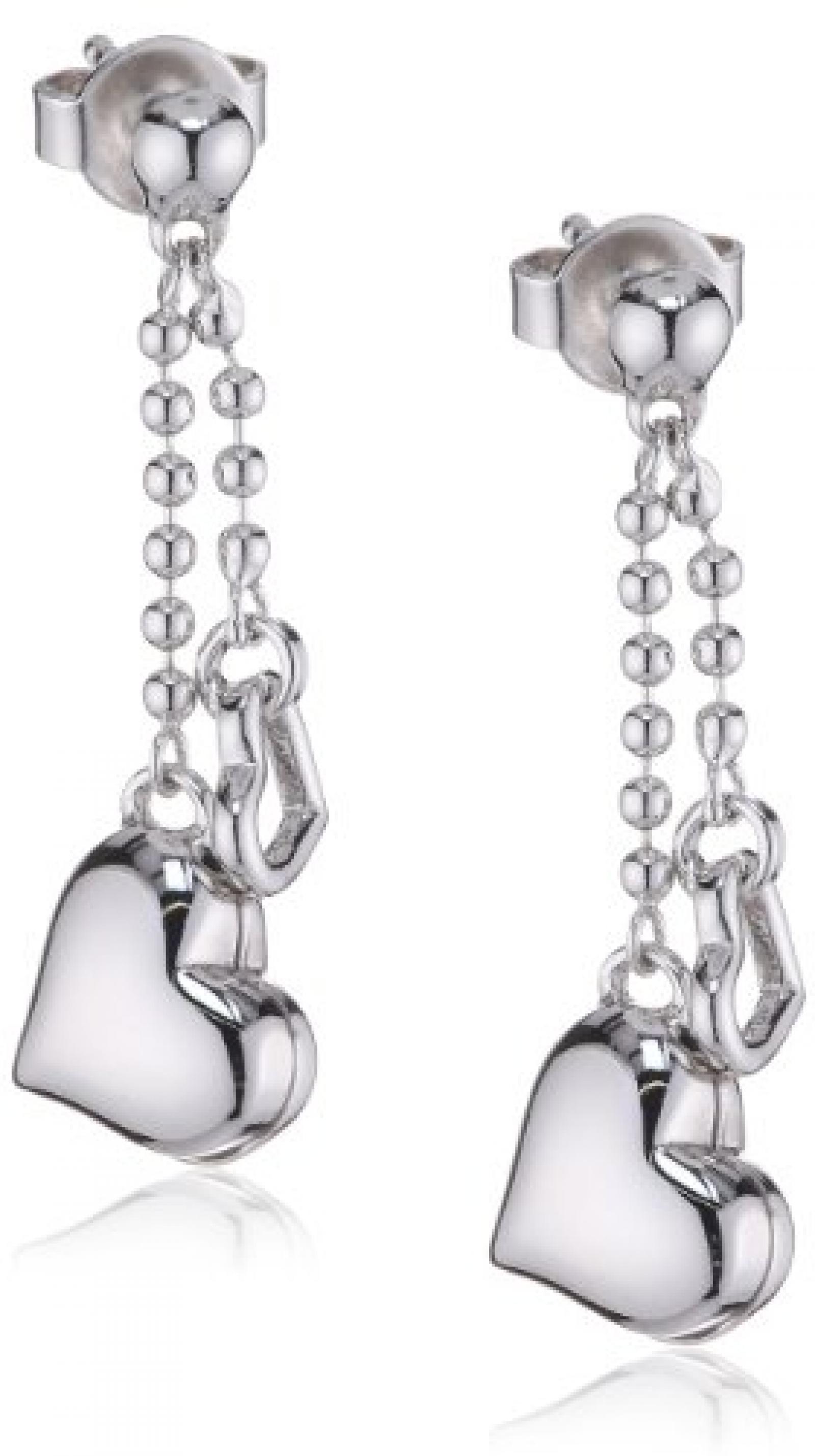 Esprit Jewels Damen-Ohrstecker endlos liebe rose 925 Sterling Silber ESER92371A000 