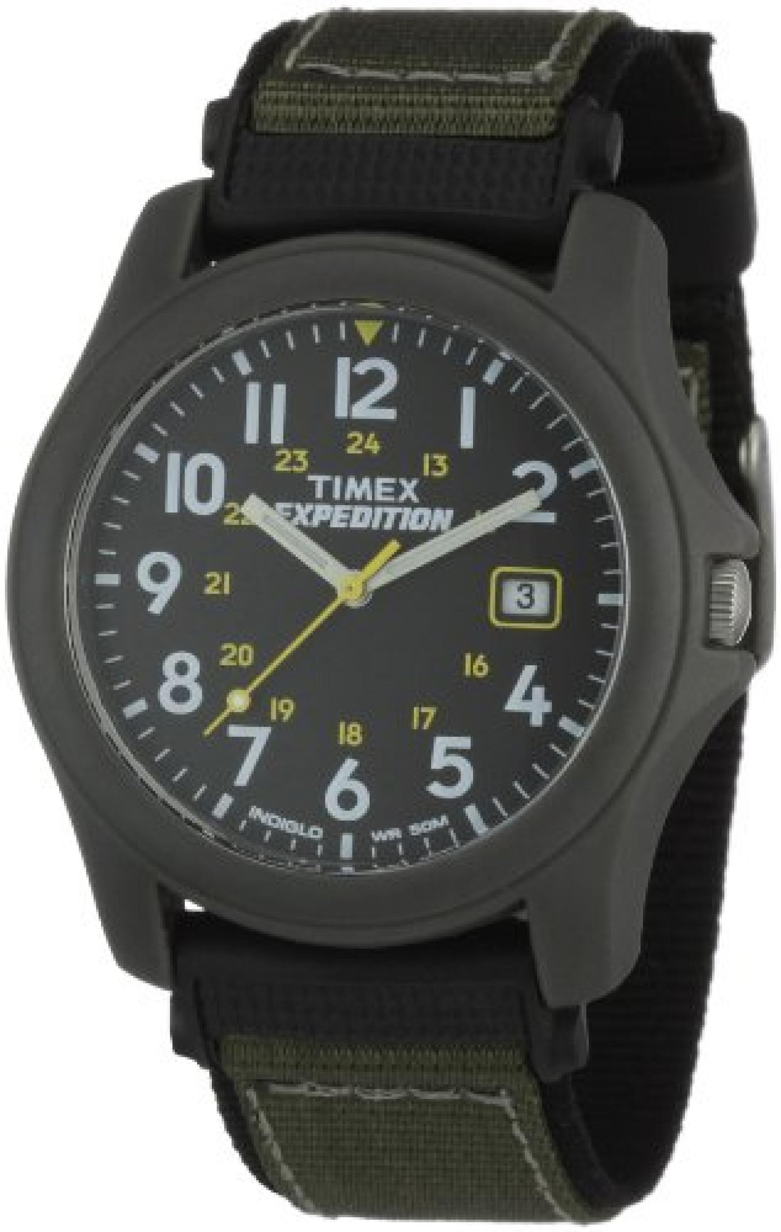 Timex Expedition Herren-Armbanduhr XL Analog Nylon T425714E 