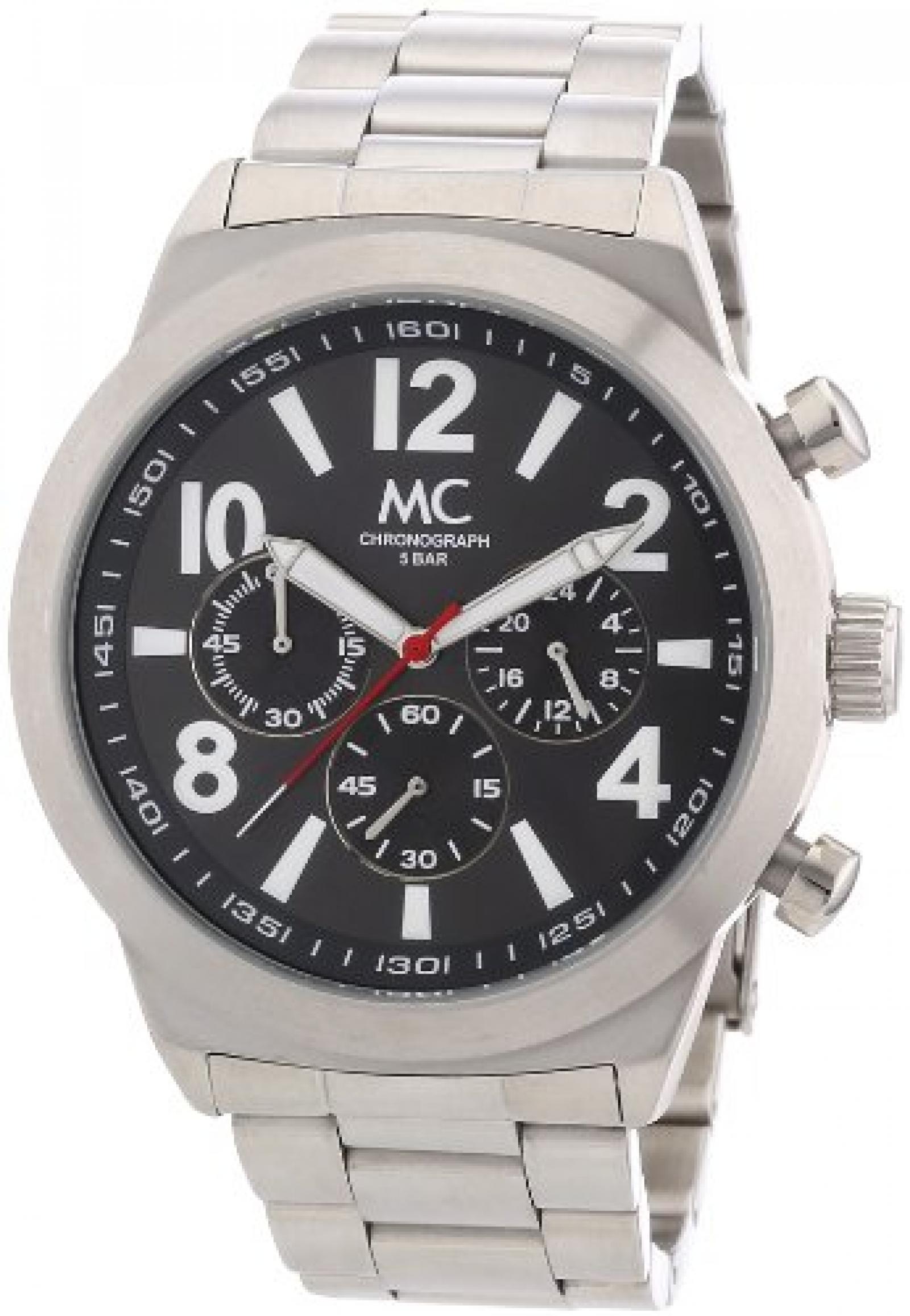 MC Timetrend Herren-Armbanduhr Chronograph Quarz komplett Edelstahl 26309 