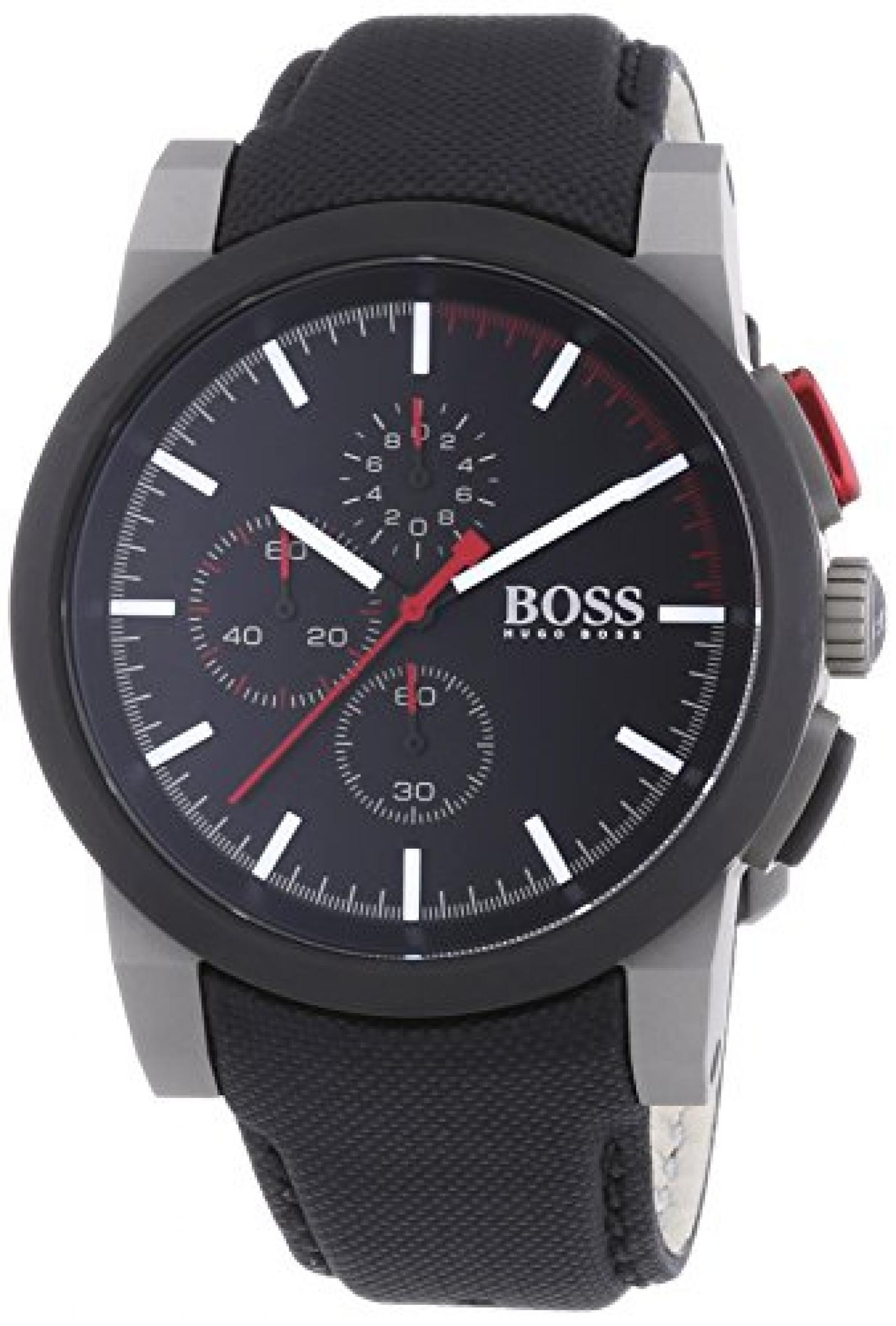 Hugo Boss Herren-Armbanduhr XL Chronograph Quarz Plastik 1512979 