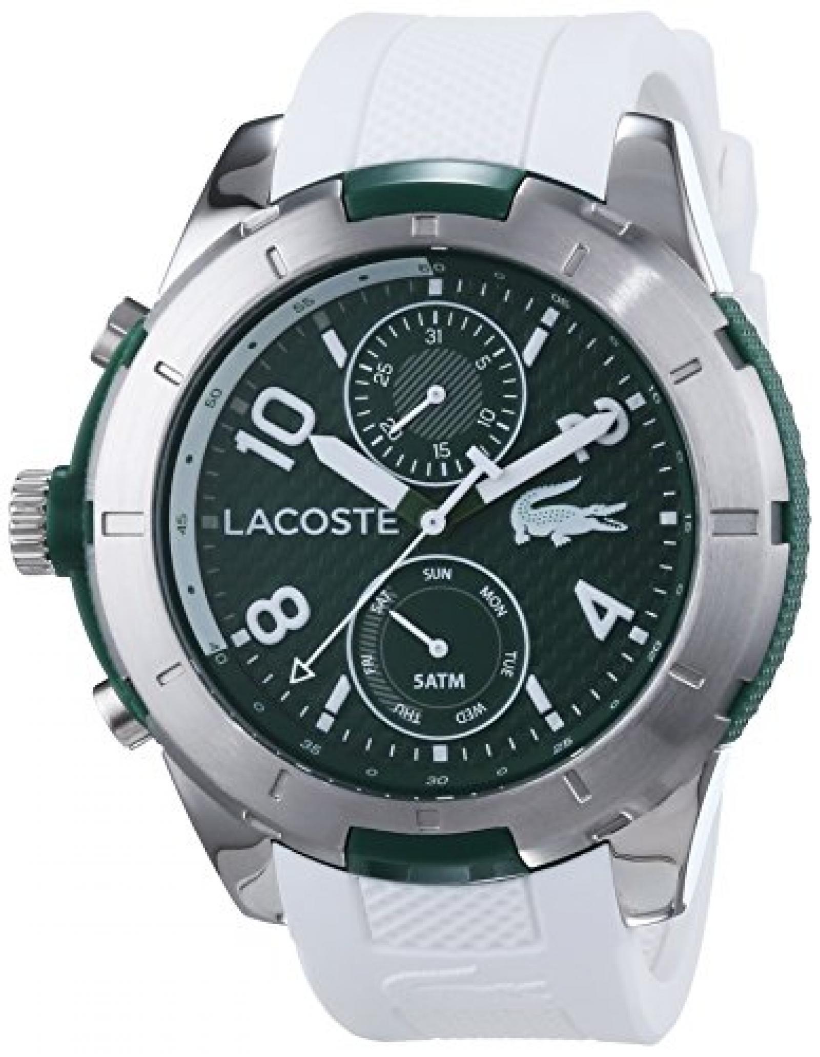 Lacoste Herren-Armbanduhr XL TONGA Analog Quarz Silikon 2010758 