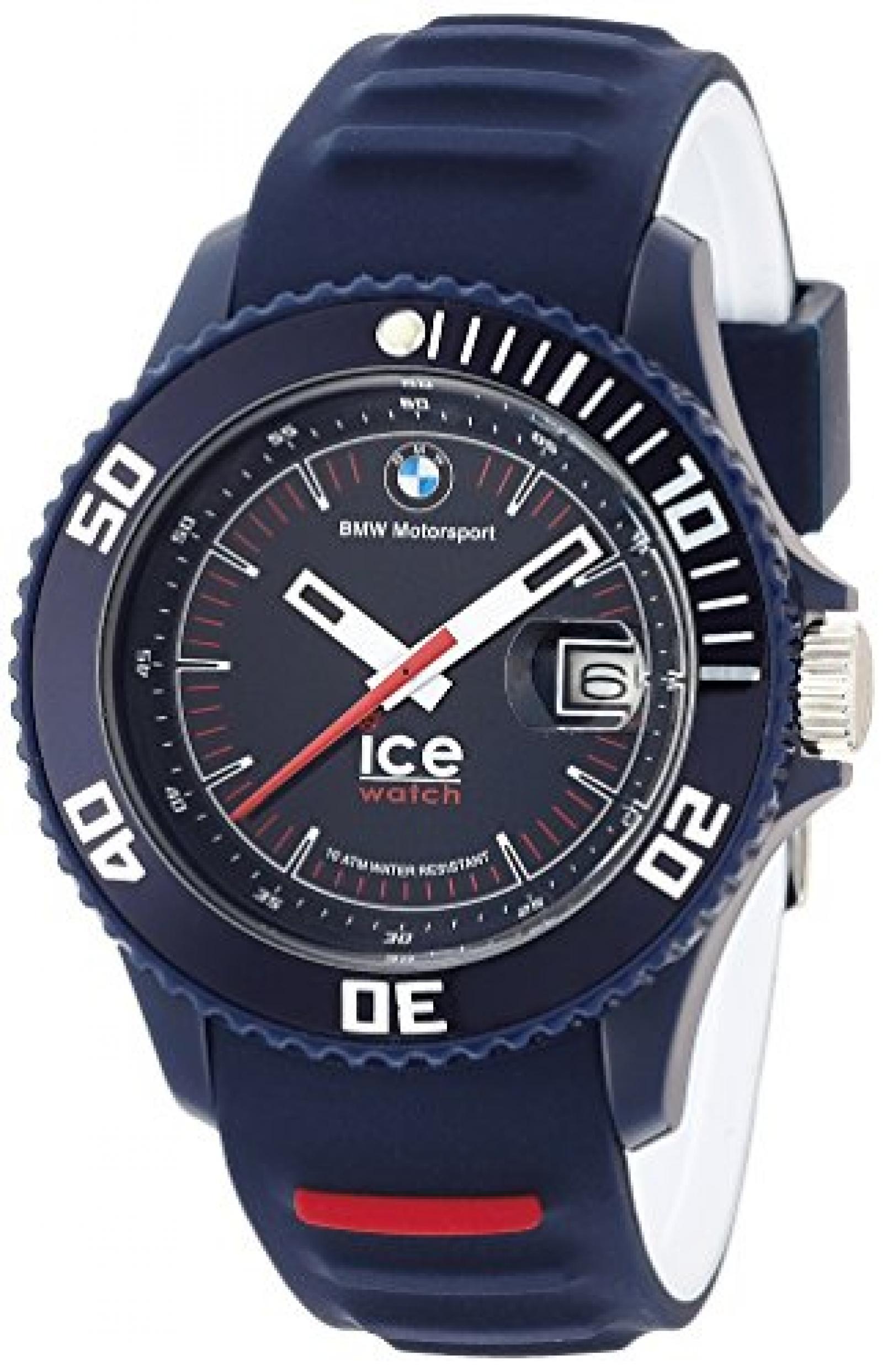 Ice-Watch Unisex-Armbanduhr BMW Motorsport Sili Dark Blue Analog Quarz ...