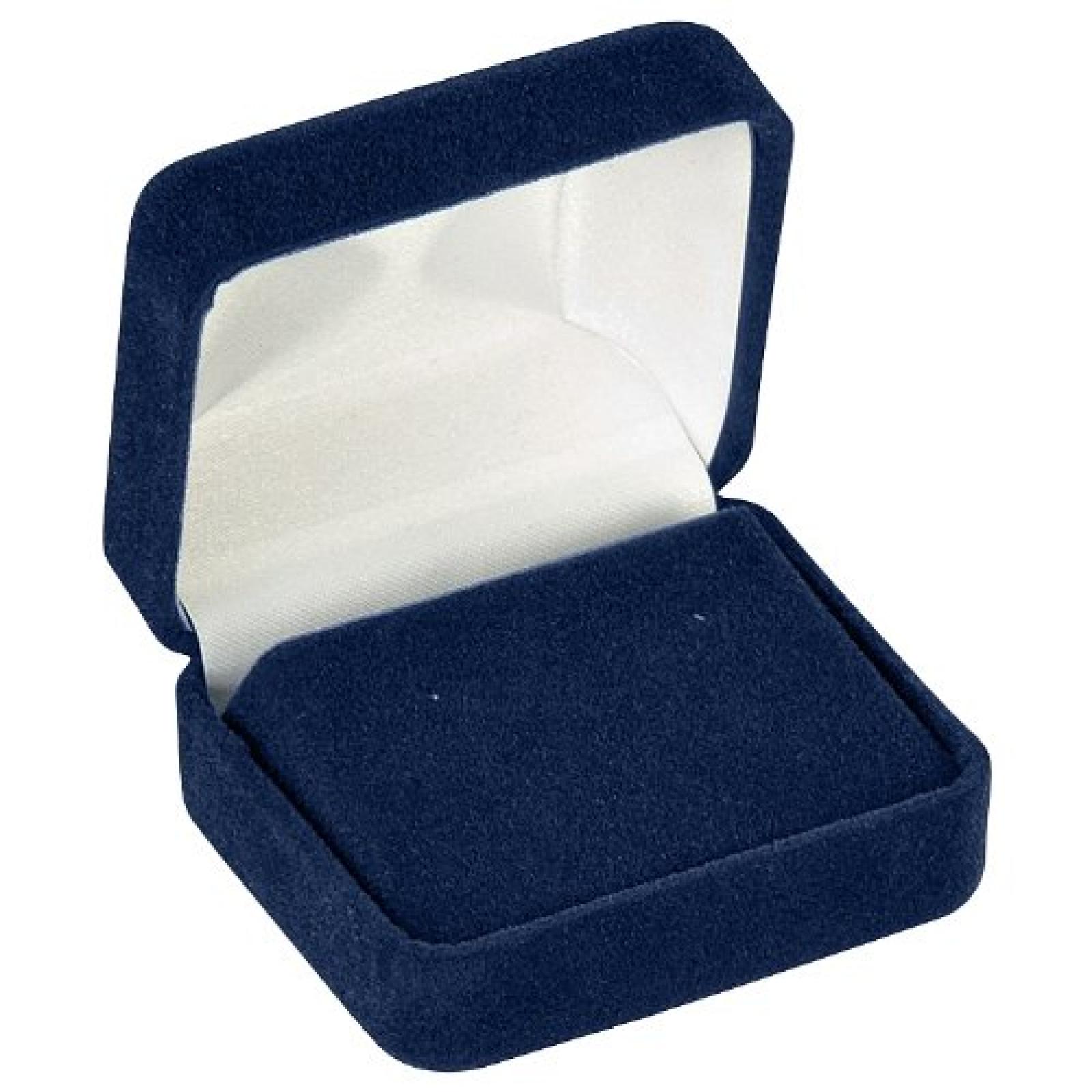 DOUBLE EARRING BOX - BLUE-DOUBLE EARRING-WITH SLEEVE 