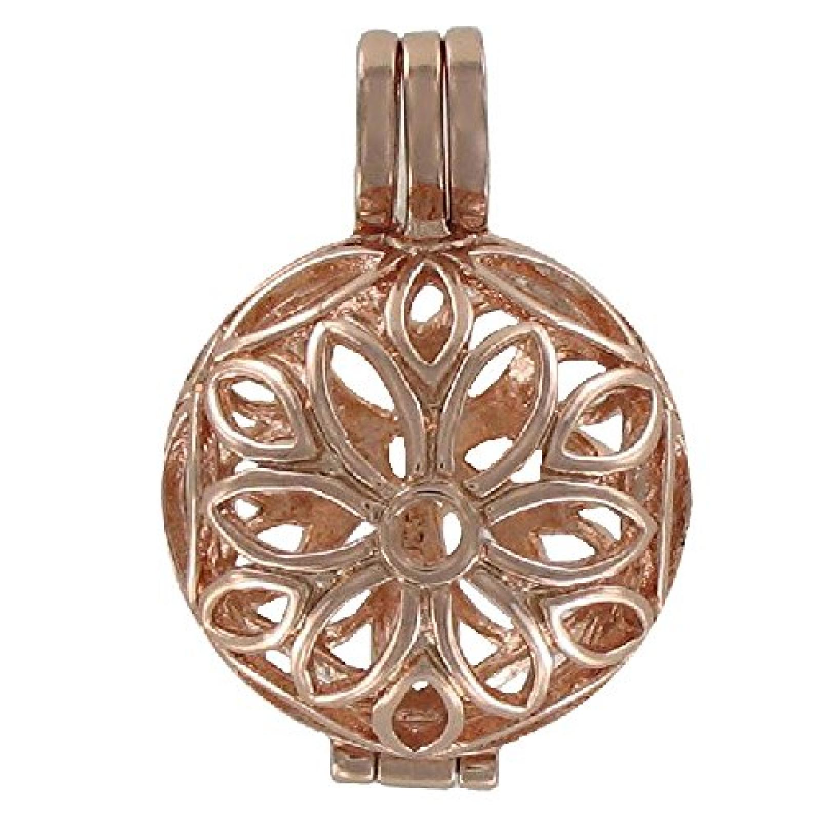 Quiges, Eligo Jewellery 18mm Kugel Anhänger Rose Gold für Eligo 18mm Kugeln 