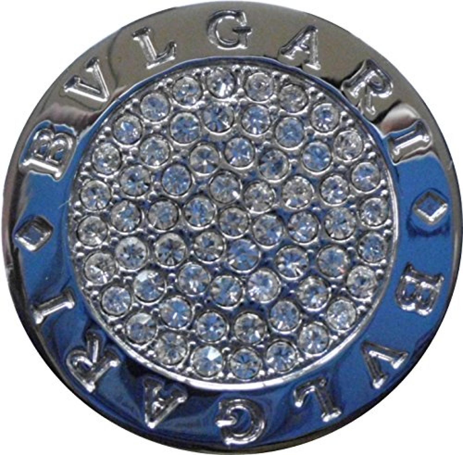 Bvlgari Design Magnet Kettenanhänger - Energetix 4you - Ø 3,2 cm mit Swarovski Crystals - Unikat, handgearbeitet 