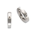 Celesta Damen-Creolen 925 Sterling Silber 2x Brillant 0,02ct. 360210174 B00EPYLOWU