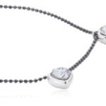 Pilgrim Jewelry Damen-Set: Armband + Ohrringe Messing Kristall Valentine Schmuck Set weiß 901413009 B00HR4RMYO