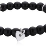 Dyrberg/Kern Damen-Armband Edelstahl schwarz 335388 B00HEYA3R0