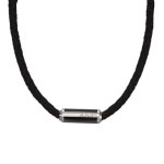 Joop Herren-Halskette Sharp Epoxy schwarz Leder Edelstahl ca. 50 cm JPNL10555A500 B00994ZEG8