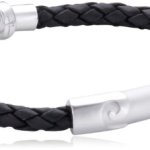 Pierre Cardin Unisex Armband 925 Sterling Silber rhodiniert Leder Audacity 21 cm PCBR90121A210 B00GXV0NYS