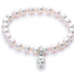 Adriana Damen-Armband Romantica Süßwasser Zuchtperlen 925 Sterling-Silber R21 B005SMLEHI