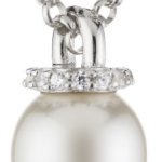 Esprit Jewels Damen-Halskette 925 Sterling Silber pearl crown app.42+3cm ESNL92489A420 B00DY4EBY0