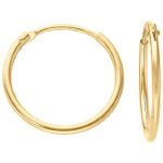 CHRIST Gold Damen-Creole 333er Gelbgold One Size, gold B00GNZUGJQ