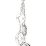 Pierre Cardin Damen Halskette 925 Sterling Silber rhodiniert Kristall Zirkonia Constellation 42 cm weiß PCNL90394A420 B00GXV1NM4