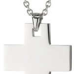 Joop Damen-Halskette Cross Edelstahl ca. 48 cm (45 + 3 cm) JPNL10560A420 B00AJZW4V4