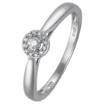 CHRIST Diamonds Damen-Ring 333er Weißgold 13 Brillanten ca. 0,10 ct. (weißgold) B00OWHOEHW