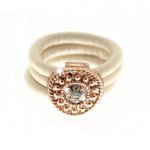 Sweet Deluxe Ring Alana, rosegold/creme/crystal B00JEE3I1G