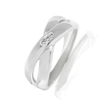 Secret Diamonds Ring Sterling Silber Diamant B0094GJRVY