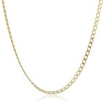 Amor Jewelry Damen-Halskette 14 Karat 585 Gelbgold 430012 B00EQ0PP9Q