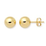 Miore Damen Kugel- Ohrstecker 18 Karat (750) Gelbgold, MA129EY B004K6KYP6