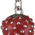 Rafaela Donata Charm Collection Damen-Charm Erdbeere 925 Sterling Silber Emaille rot / grün  60600110 B001UE7P76