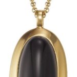 Esprit Damen Halskette Edelstahl rhodiniert Kristall Onyx Pure stone 80 cm schwarz ESNL11856D800 B00GD3PB8Y
