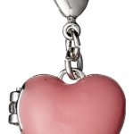 Pilgrim Jewelry Damen-Anhänger Messing aus der Serie versilbert,pink 3.5 cm 401326306 B00CMO5LRO