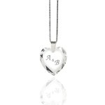 Kristallwerk Kette 925 Silber mit SWAROVSKI ELEMENTS Herz individuell gestalten B00G3YGALU