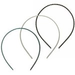 Capelli New York Haarreifen 3er Set, "Lined Up" B00Q3OL54C