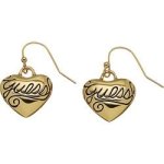 Guess Guess Script Heart Ohrringe UBE80935 B004047LA4