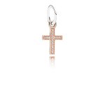 Pandora Ros&eacute;gold-Anh&auml;nger Kreuz 791354CZ B00LUTRRBK